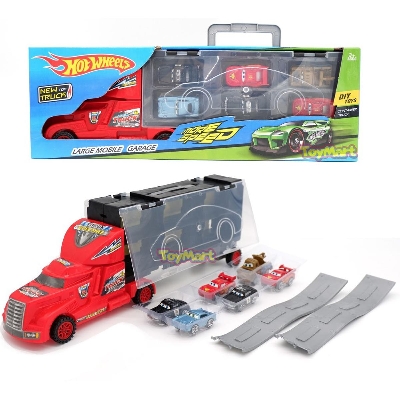 Picture of Slide truck with racing car, Pixar Cars Toy Children Play-SC90