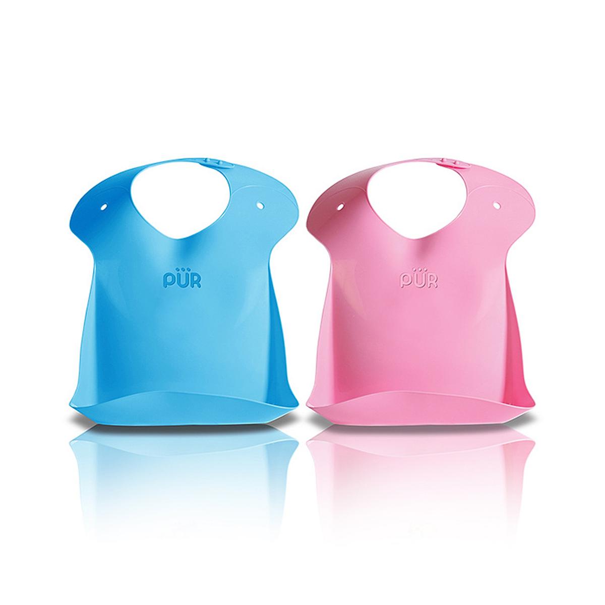 Picture of Plastic Bib for Kids - (6904) 1pc=pink,blue,passte color