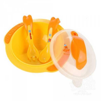 Picture of Walrus Bowl Set - Bowl & Cultery - (5502)