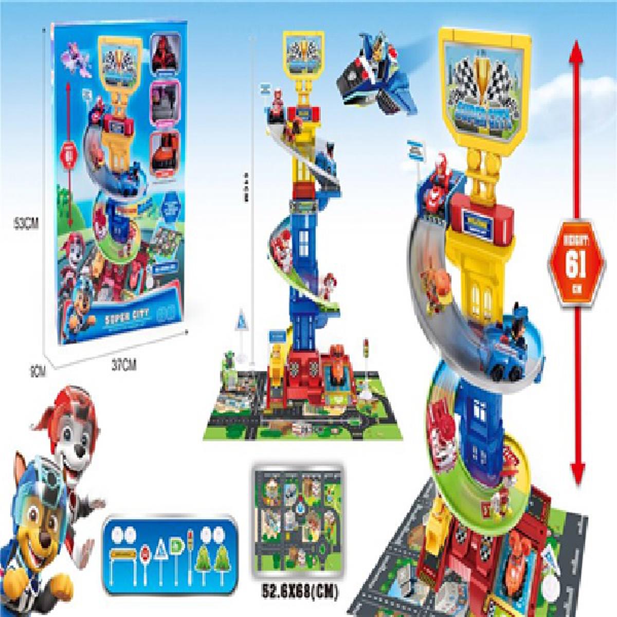 Picture of Railway super city new kids play set with 3pcs car-P820