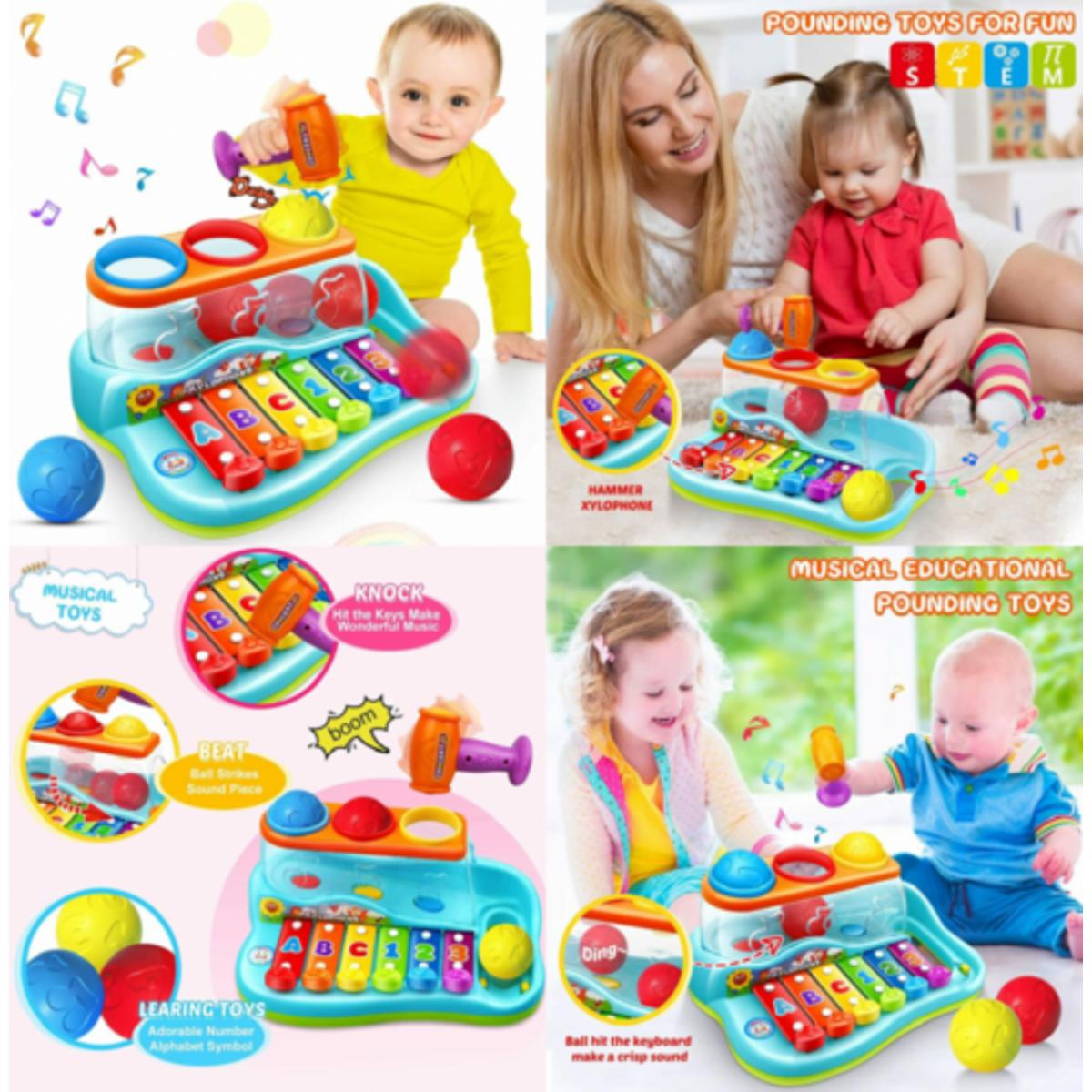 Picture of Baby Toys 12-18 Months Montessori Toys for 1 Year Old Girl Gifts, 1 Year Old Toys Pound Toy with Xylophone Toys for 1 Year Old Boy Gifts, Music Developmental Toddler Toys Age 1-2 Baby Boy Girl Toys
