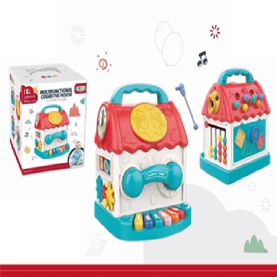 Picture of Multifunctional Cognitive Early Learning 7 Sides House Montessori Toys Educational For kids