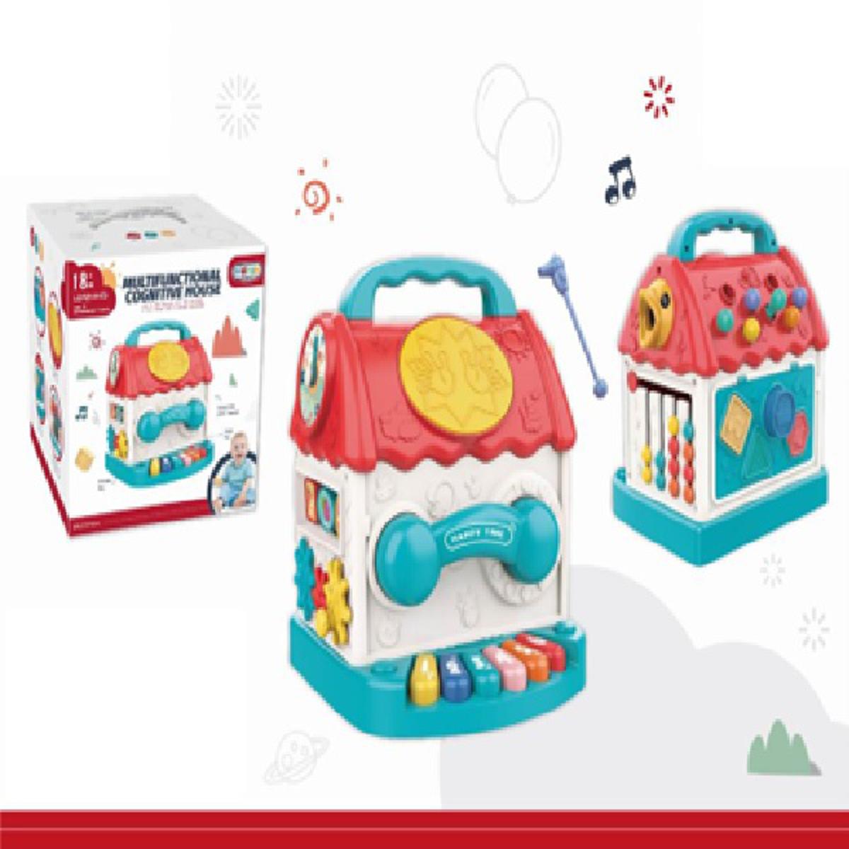 Picture of Multifunctional Cognitive Early Learning 7 Sides House Montessori Toys Educational For kids