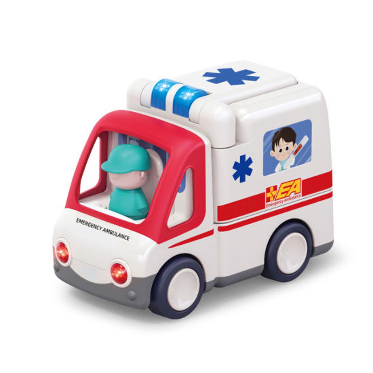 Picture of Hola Toy Ambulance Kids Early Learning Educational Plastic Role Play Ambulance Toys