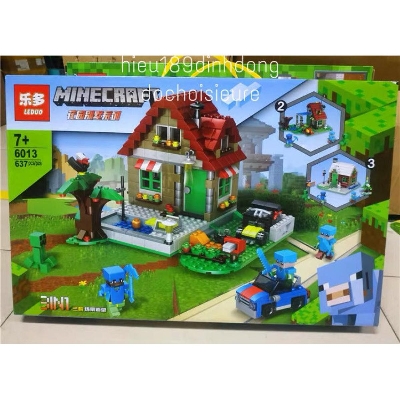 Picture of Minecraft My World Lego set toy Garden Villa Building set