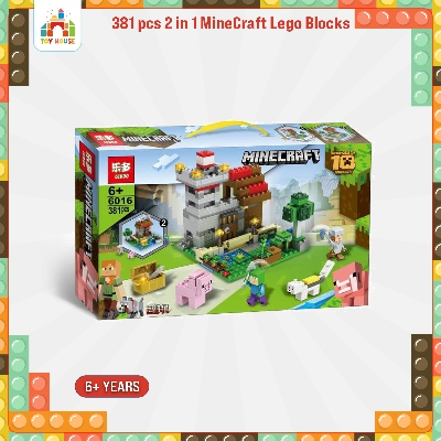 Picture of 381 pcs 2 in 1 MineCraft  Building Blocks 6016