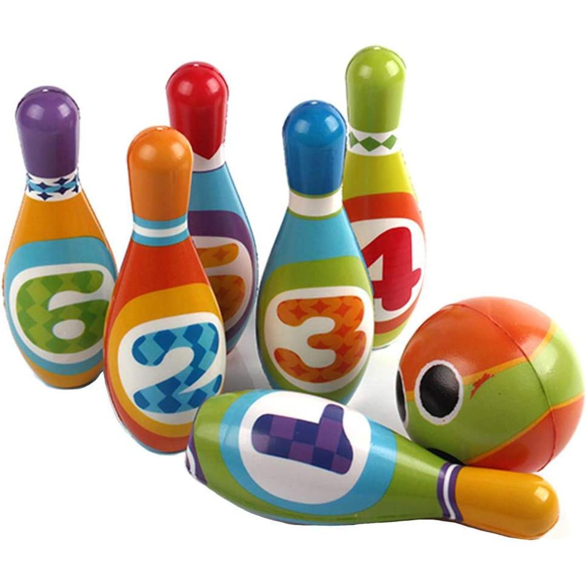 Picture of 7 Pc Bowling Play Set Educational Early Development Sport Indoor Toys For Children