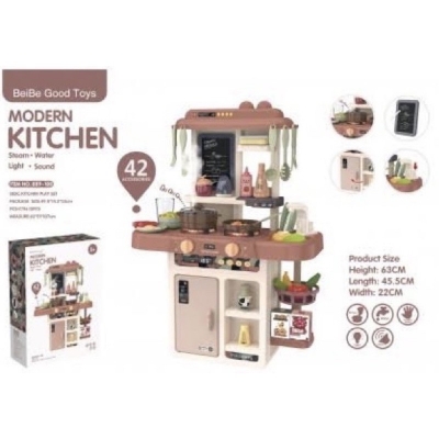 Picture of KGINT Kids New Toy 42 Pcs Kitchen Set for Kids Pretend Play Kitchen Toy Set for Kids Kitchen Set for Kids Girls (Multi)