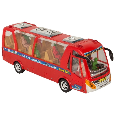 Picture of Top Public Luxury Bus Toys for Kids Luxury Toy, Bus with Flashing Lights, Sounds and One Big TV Screen