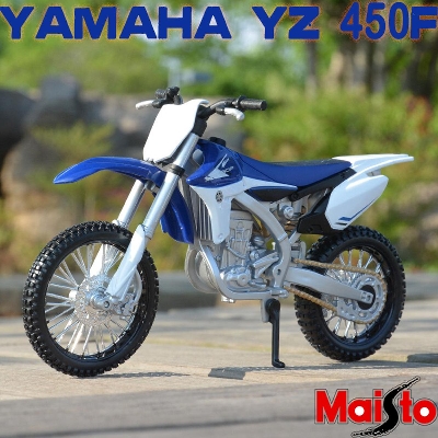 Picture of Maisto 1:12 Yamaha YZ 450F Diecast Alloy Motorbike Vehicles Collectible Hobbies Motorcycle Model Toys