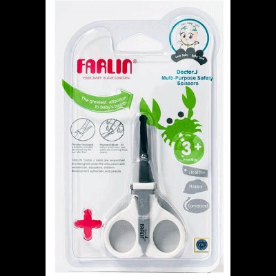 Picture of Farlin Multi Purpose Safety Baby Nail Scissors Baby Nail Cutter for 3+