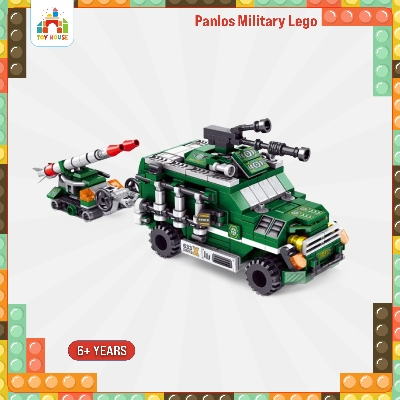 Picture of Panlos 573 Pcs Military  12 in 1 City Building Block for Kids 25 Play Style