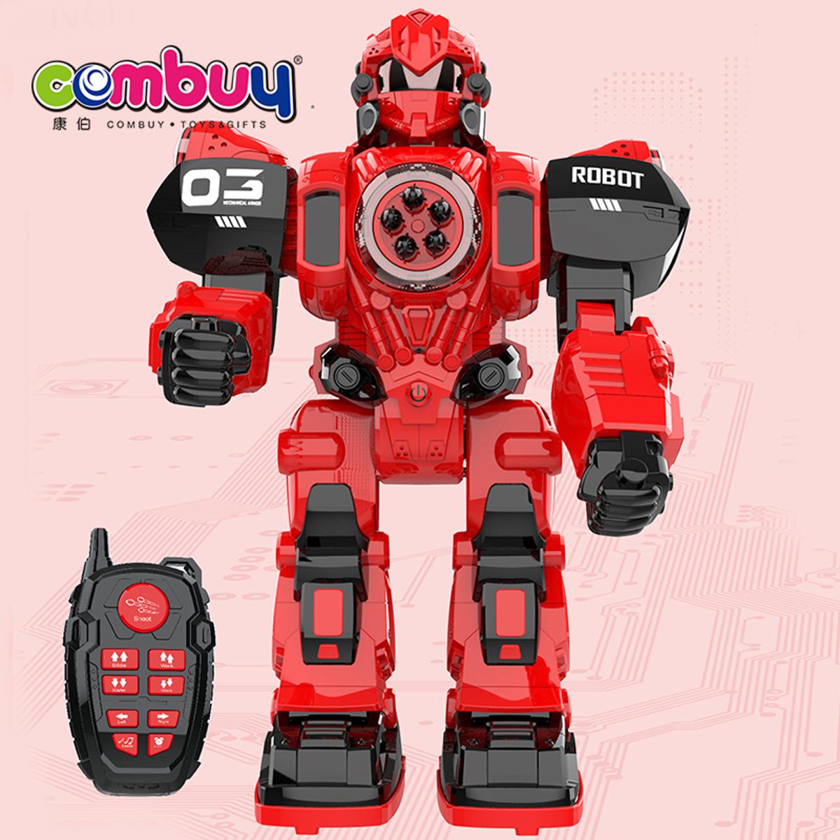 Picture of Large Remote Control Robot for Kids 10 Channel RC Toys Shoots Missiles, Walks, Talks & Dances with Flashing Lights Sounds