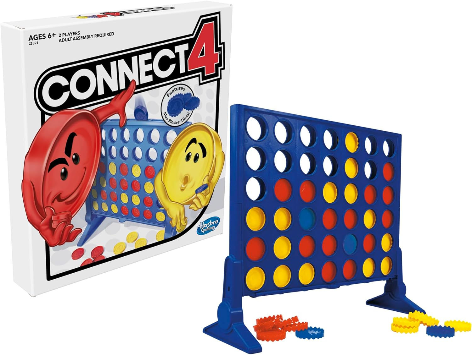 Picture of Connect 4 Board Game Premium Chip Star Multiplayer Game for Kids