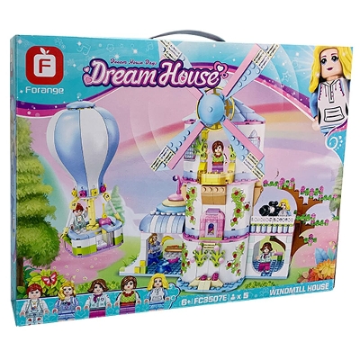 Picture of 620 PCS  Dream House Building Blocks Creative Construction Toys for Kids with 5 Miniature Figures