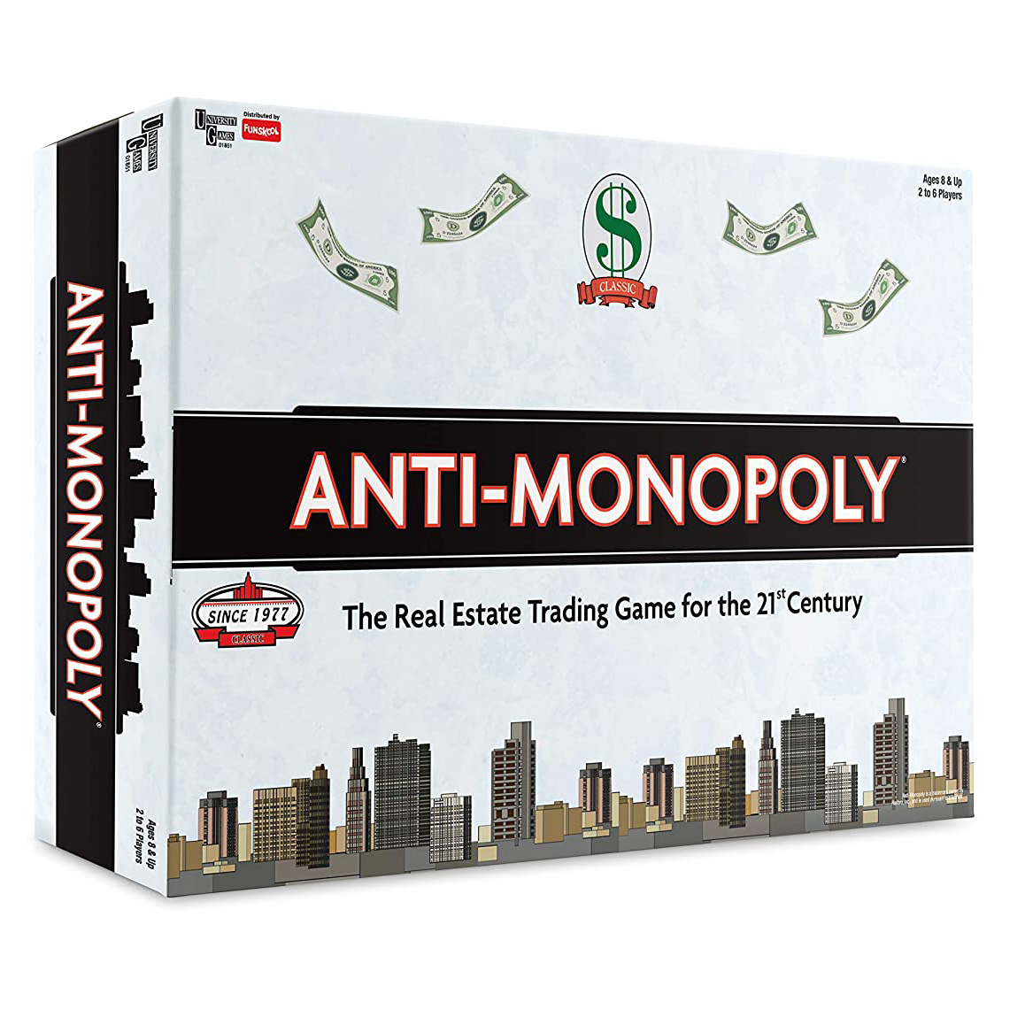Picture of Anti Monopoly Board Game By Funskool The Classic Real Estate Trading Game for Kids Adults & Family Multiplayer Board Game
