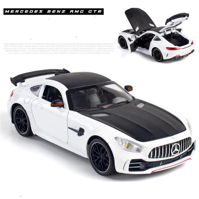Picture of Che Zhi 1:24 Mercedes AMG GT R Diecasts Alloy Car Supercar Toy Vehicles Metal Car Model Car Sound Light Toys For Gift