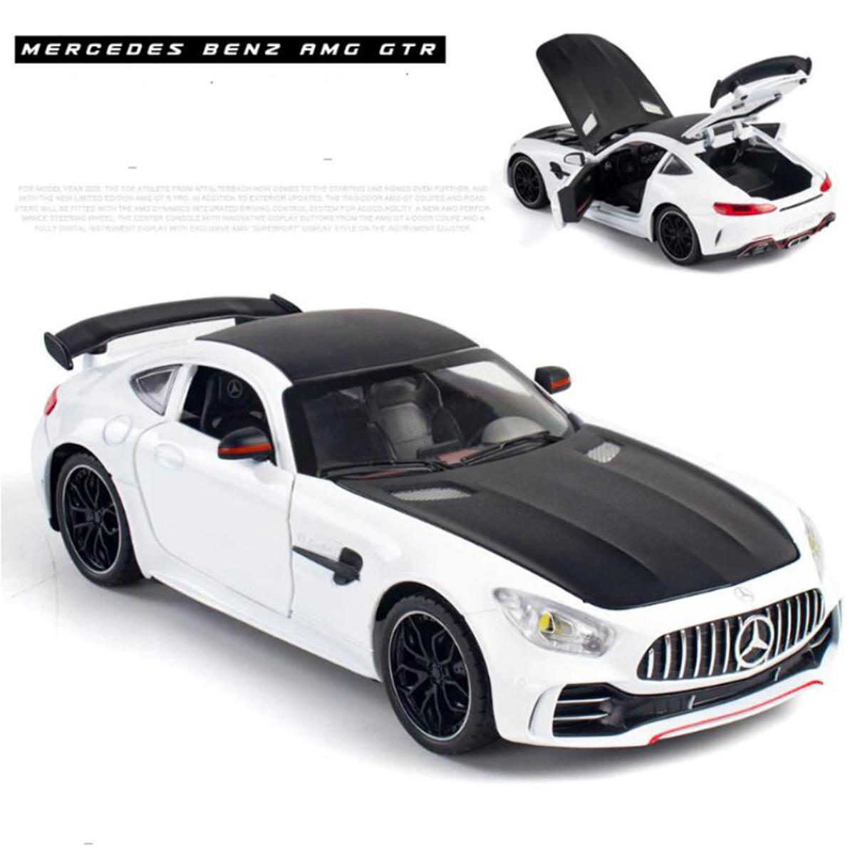 Picture of Che Zhi 1:24 Mercedes AMG GT R Diecasts Alloy Car Supercar Toy Vehicles Metal Car Model Car Sound Light Toys For Gift