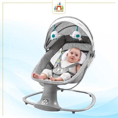 Picture of Deluxe Multi-Functional Remote Control Bassinet New born to Toddlers Bouncer with Vibration Rattles - 18 kg