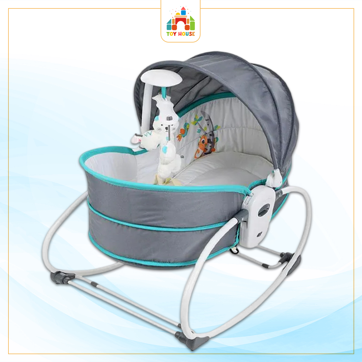 Picture of Mustella 5 -In 1 Rocker And Bassinet Including Colorful Music Vibration For Newborn