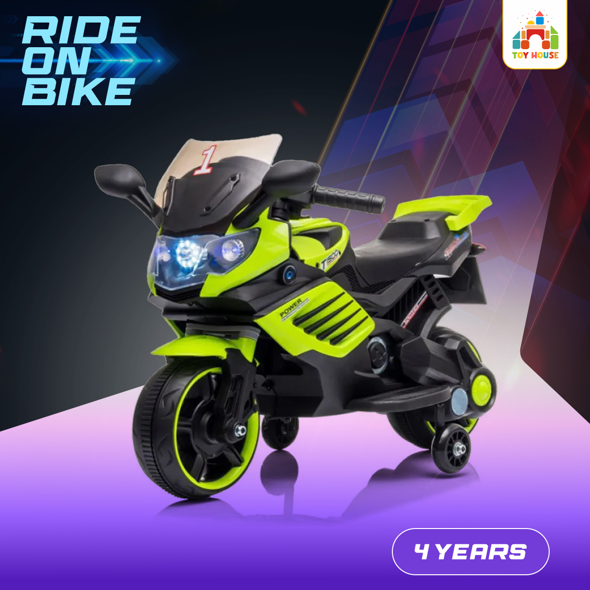 Picture of Kids Bike Ride on Mini BMW S1000RR Rechargeable Children Electric Motorcycle with Music & Light