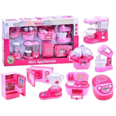 Picture of Multi-Functioning 8 Mini Appliances Fun Fun Fantastic Home With LED Light & Sound | Battery Operated