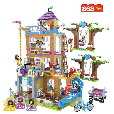 Picture of 868PCS Friends toys Building Blocks For Children Girls Series Friendship House Set Bricks Kids TOYS