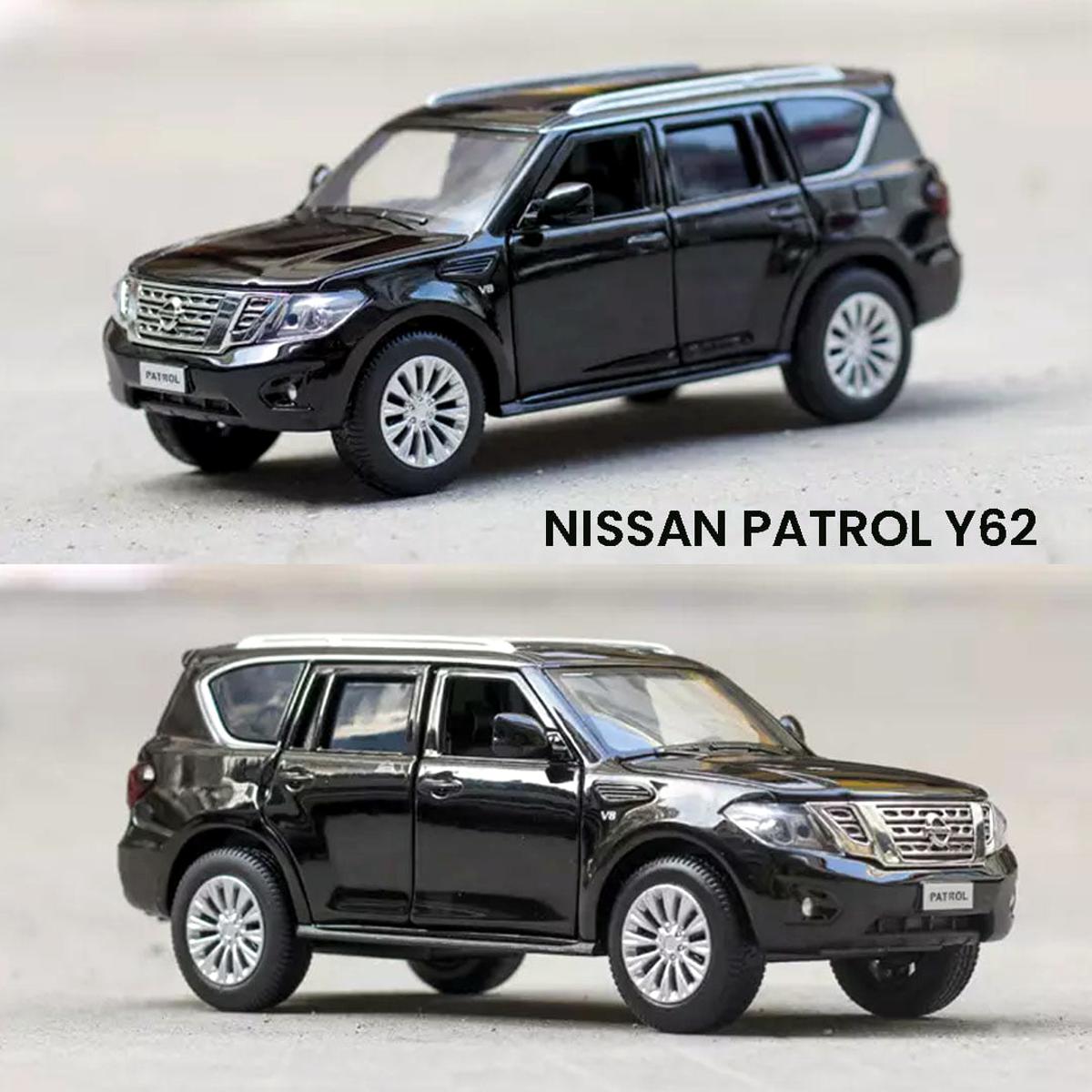 Picture of 1:32 Nissan Patrol Y62 SUV Diecast Metal Car Model 6 open Alloy Car for Kids Toys and Collators