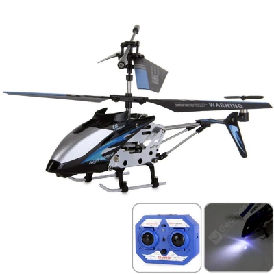 Picture of LS-222 RC Helicopter with Gyro Infrared 3.5 Channels Remote Control Helicopter Airplane Indoor Outdoor for Boys And Girls- Blue