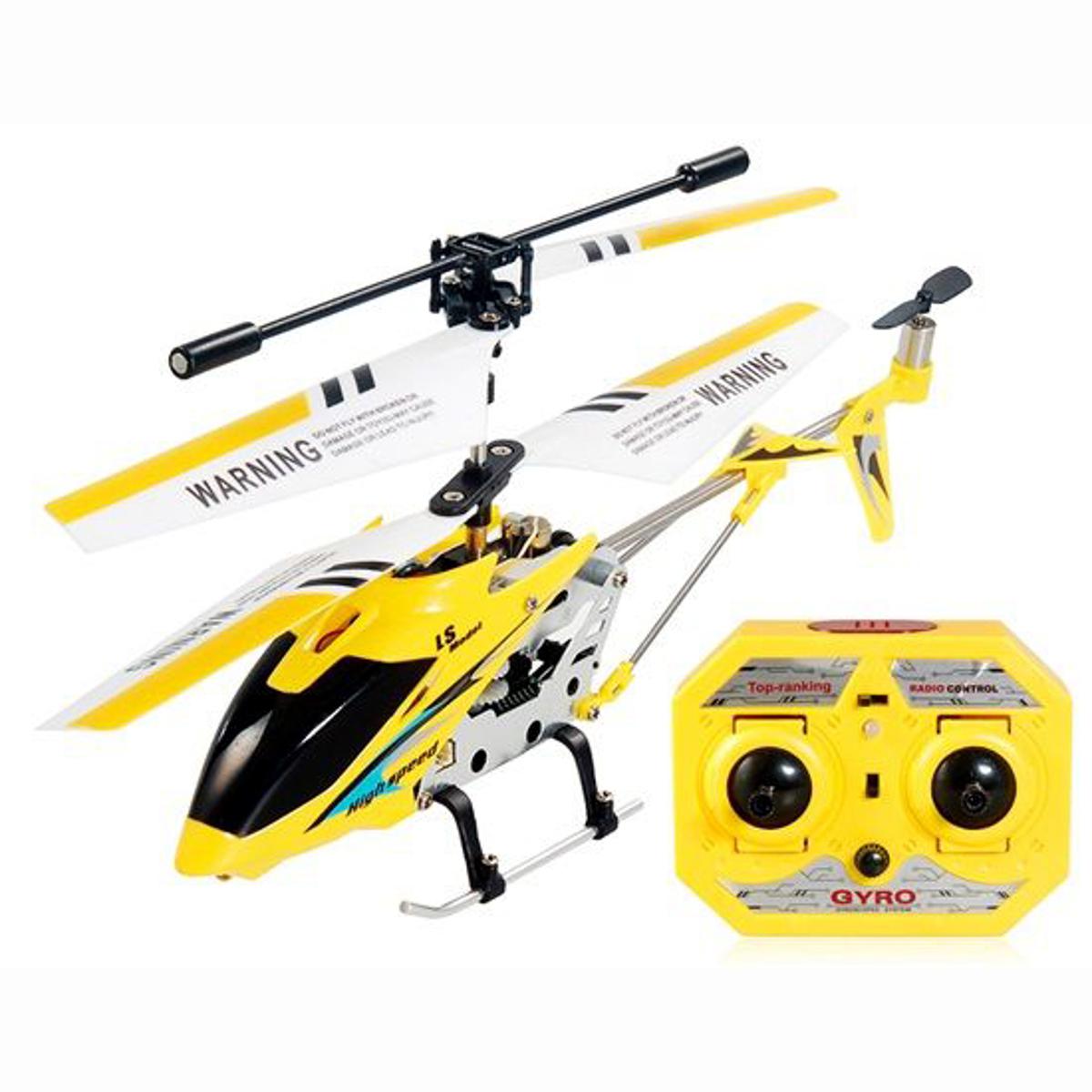 Picture of LS-222 RC Helicopter with Gyro Infrared 3.5 Channels Remote Control Helicopter Airplane Indoor Outdoor for Boys And Girls-yellow