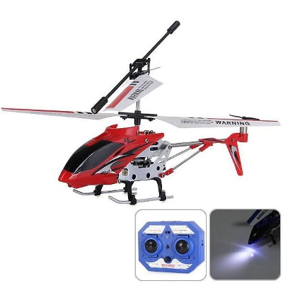 Picture of LS-222 RC Helicopter with Gyro Infrared 3.5 Channels Remote Control Helicopter Airplane Indoor Outdoor for Boys And Girls- Red
