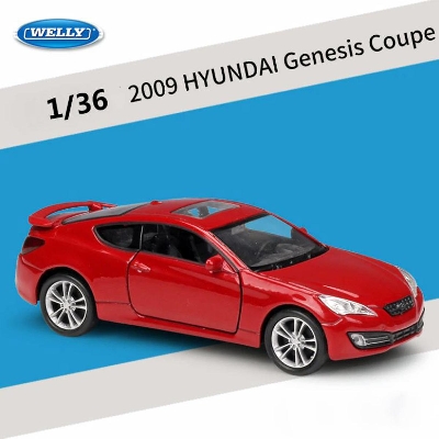 Picture of Welly 1:36 Hyundai Genesis Coupe 2009 Diecast Car Alloy Vehicles Car Model Metal Toy Model Pull back Special Edition