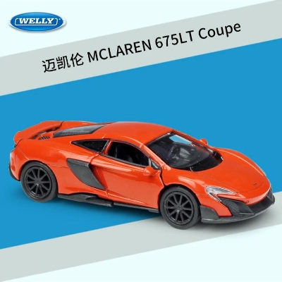 Picture of Welly 1:36 McLAREN 675LT Coupe Diecast Car Alloy Vehicles Car Model Metal Toy Model Pull back Special Edition