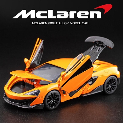 Picture of 1:32 McLaren 600LT Diecast Super Car Alloy Vehicles Car Model Metal Toy Model Pull back Sound Light Special Edition Racing Car