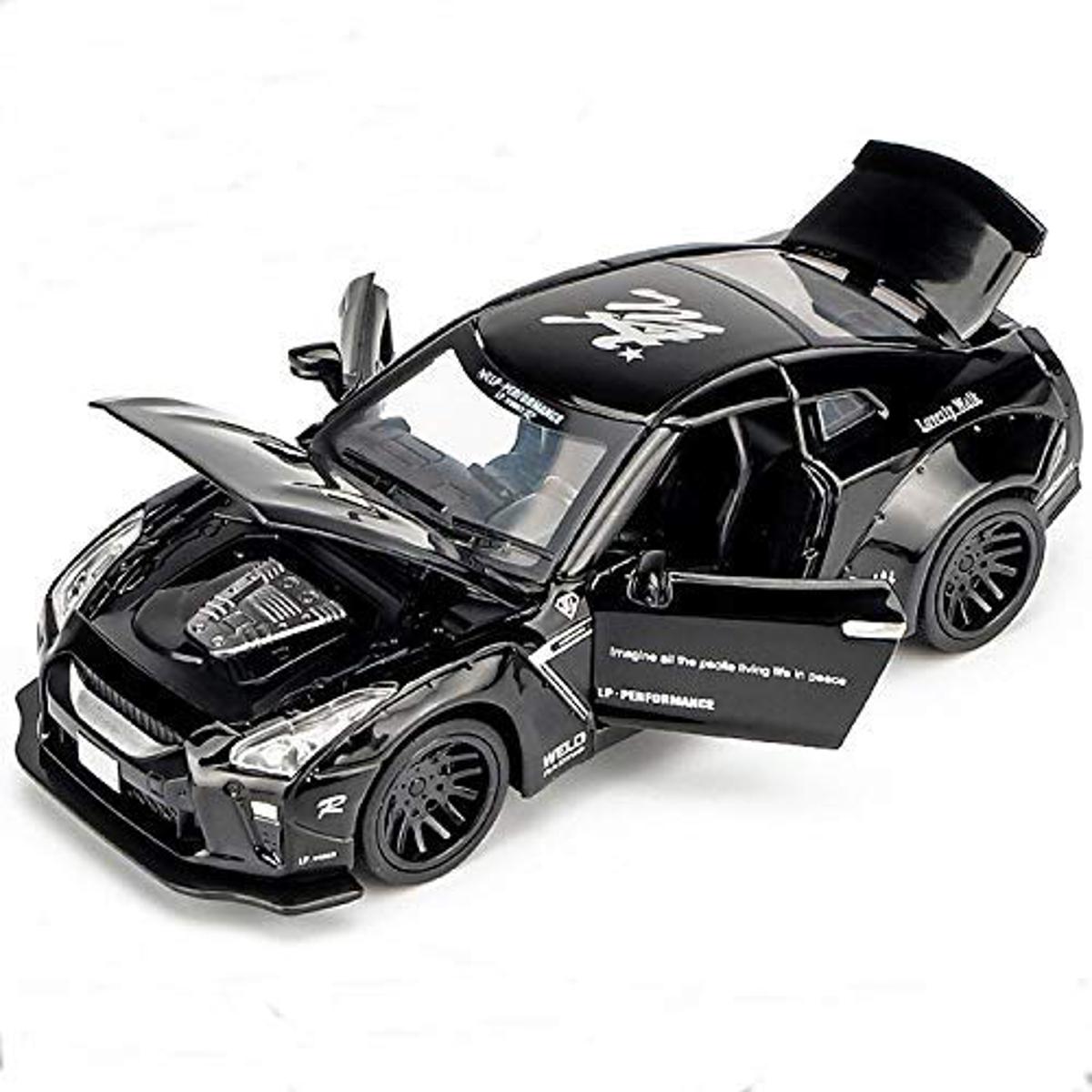 Picture of 1:32 Die-Cast Car Scaled Model Car Metal Car Pull Back Car Push and Pull Along Car Model With Sound And Light MiNi Auto Pull Back Push and Pull Along Car Toy For Children Toy For Boys Toy For Girl Toy For kids