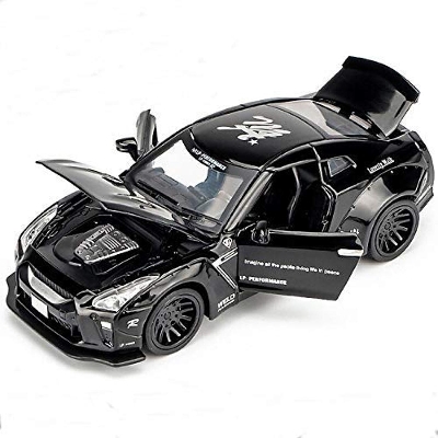 Picture of 1:32 Die-Cast Car Scaled Model Car Metal Car Pull Back Car Push and Pull Along Car Model With Sound And Light MiNi Auto Pull Back Push and Pull Along Car Toy For Children Toy For Boys Toy For Girl Toy For kids