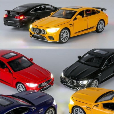 Picture of 1:32 Mercedes BENZ AMG GT63 Diecasts Car Toy Vehicles Metal Car 6 Doors Open Model Car Sound Light Fast & Furious Car Toys For Children Gift
