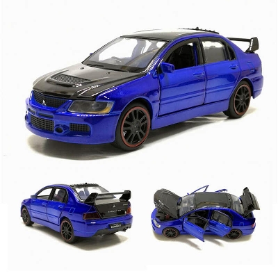 Picture of 1:32 Lancer EVO X Diecasts Car Toy Vehicles Metal Car 6 Open Model Car Sound Light Collection Car Toys For Children Gift