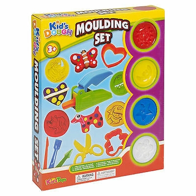 Picture of Clay Dough Kids Toy with 29 Pcs accessories, Tubs & Shaping Sets Moulding Scissors Shaper and beautiful dices for Gift