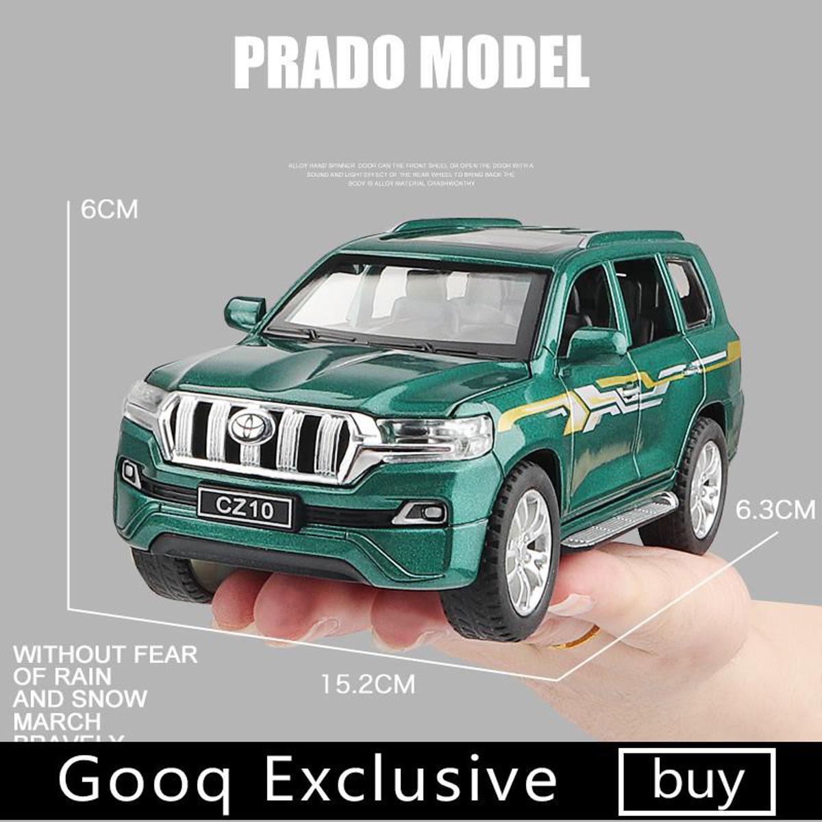 Picture of 1:32 Toy Car TOYOTA LAND CRUISER Prado Metal Toy Alloy Car Diecasts Toy Vehicles Car Model 6 Doors Can Opened Toys For Children