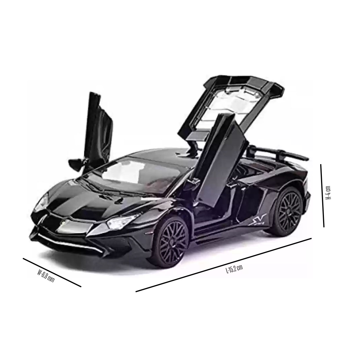 Picture of Miniauto 1:32 Lamborghini Aventador SV LP750-4 Diecast Metal Super Toy Car