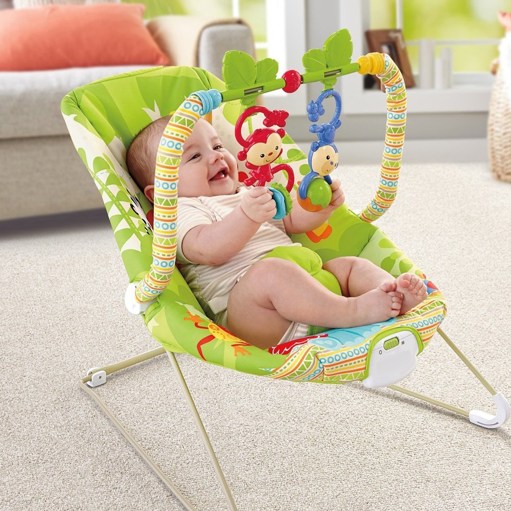 Picture of Stock! Adjustable Infant to Toddler Rocker Music Baby Fast Sleep Music Bouncer Swing Chair