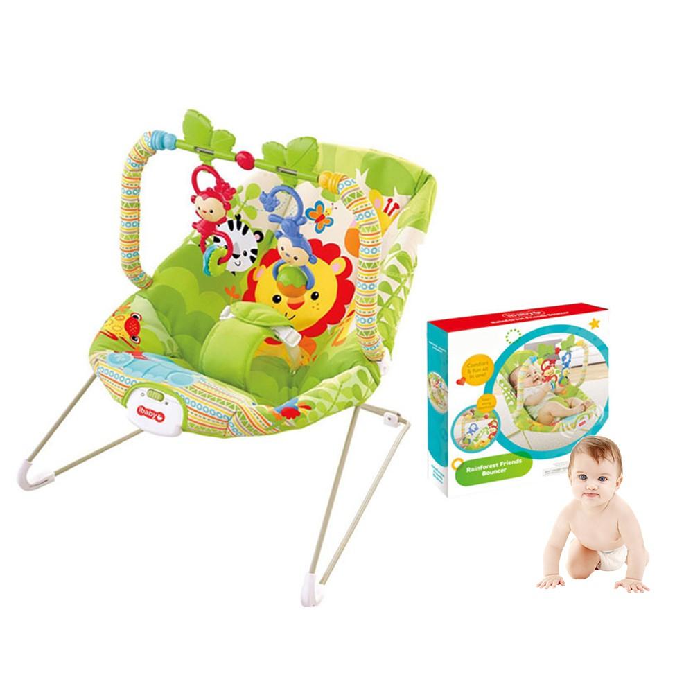Picture of Stock! Adjustable Infant to Toddler Rocker Music Baby Fast Sleep Music Bouncer Swing Chair