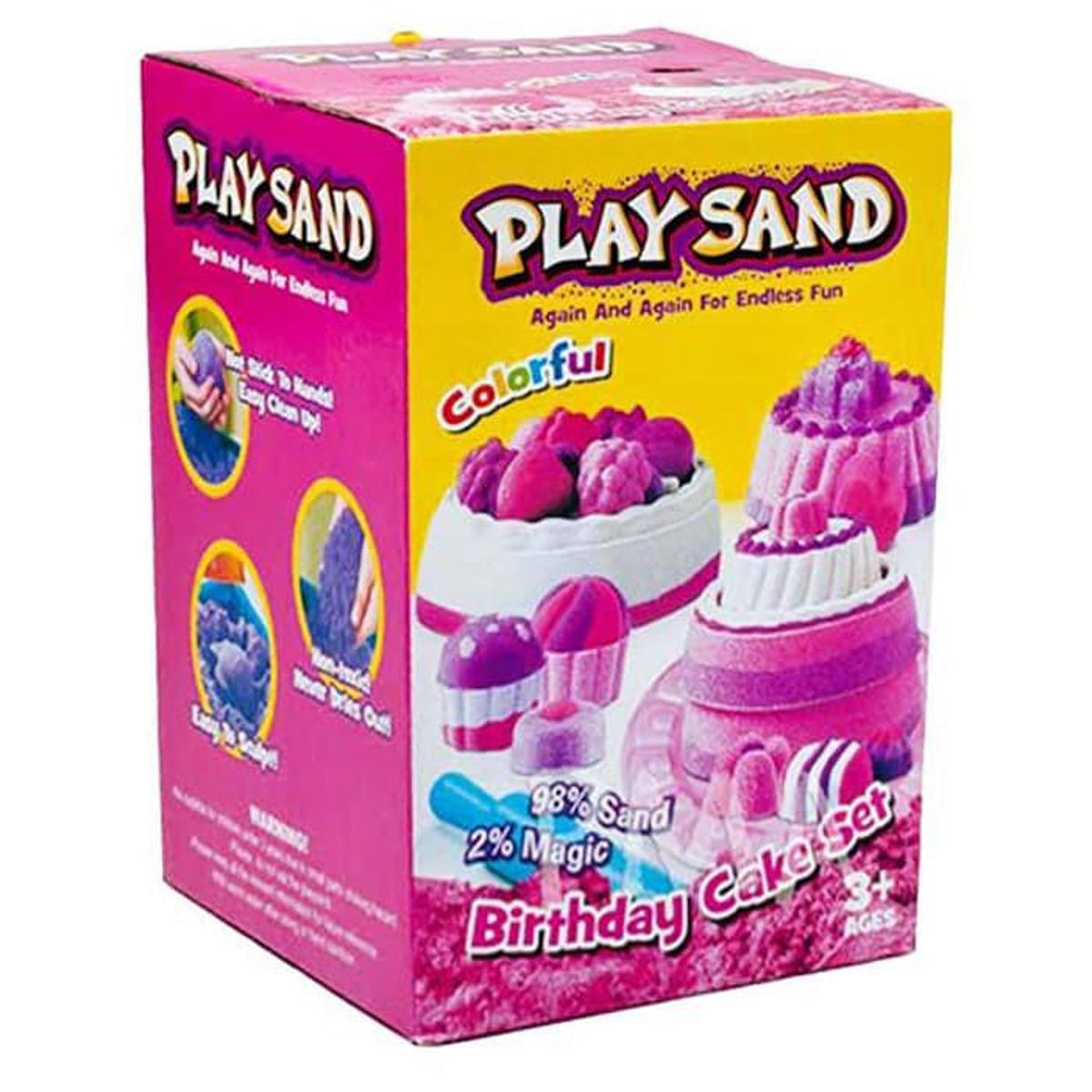Picture of PLAY SAND TOY BIRTHDAY CAKE SET For KIDS