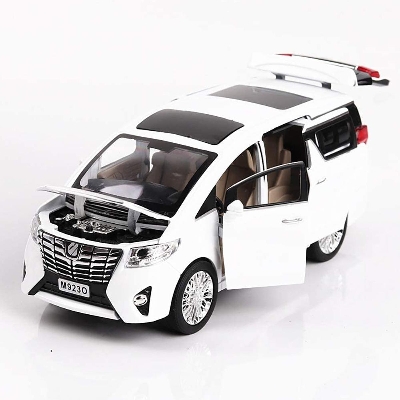 Picture of 1:24 Toyota Alphard Vellfire Luxury Alloy Diecast Car Model Car Metal Car with Sound/Light/Pull Back Function Kid Gift