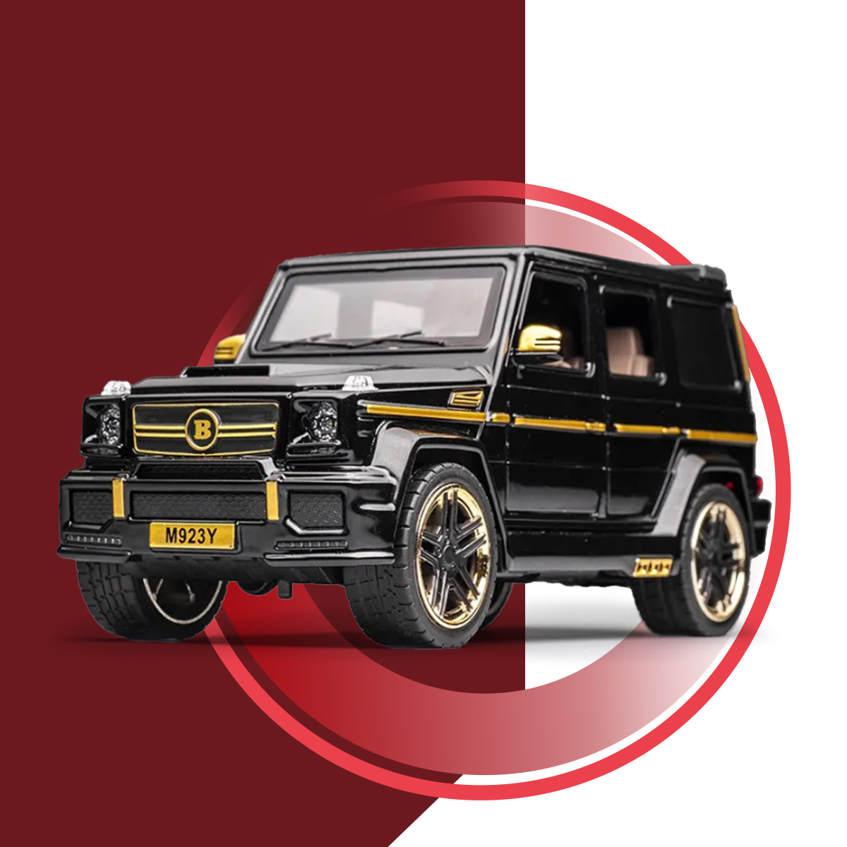 Picture of 1:24 Scale Brabus Mercedes Benz G65 Model Car Diecast Metal Car Toy Vehicle Alloy Car Miniature Toy Birthday Present