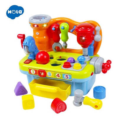 Picture of HOLA Baby Tools Set Toy Workshop Toy with Sound and light Kids Early Learning Games Toy