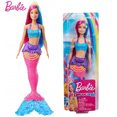 Picture of Barbie Dreamtopia Mermaid Doll 12-inch Pink and Blue Hair