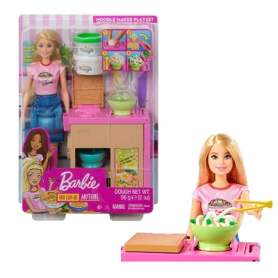 Picture of Mattel Barbie Noodle Maker Play Set Doll Kitchen Cooking Set