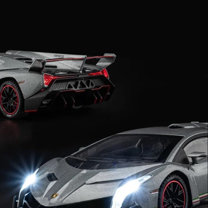 Picture of Hot 1:32 scale wheels Super sports car metal model light and sound Lambor Veneno diecast vehicle toys